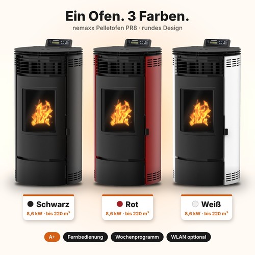Stufa pellet nemaxx - stufa, pr8