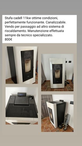 Stufa pellet canalizzata - a,