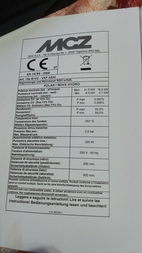 Stufa pellet idro - a,
